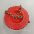 1 1/2 &#39;&#39; Rot/ verchromte Plastikkappe &amp; Kette